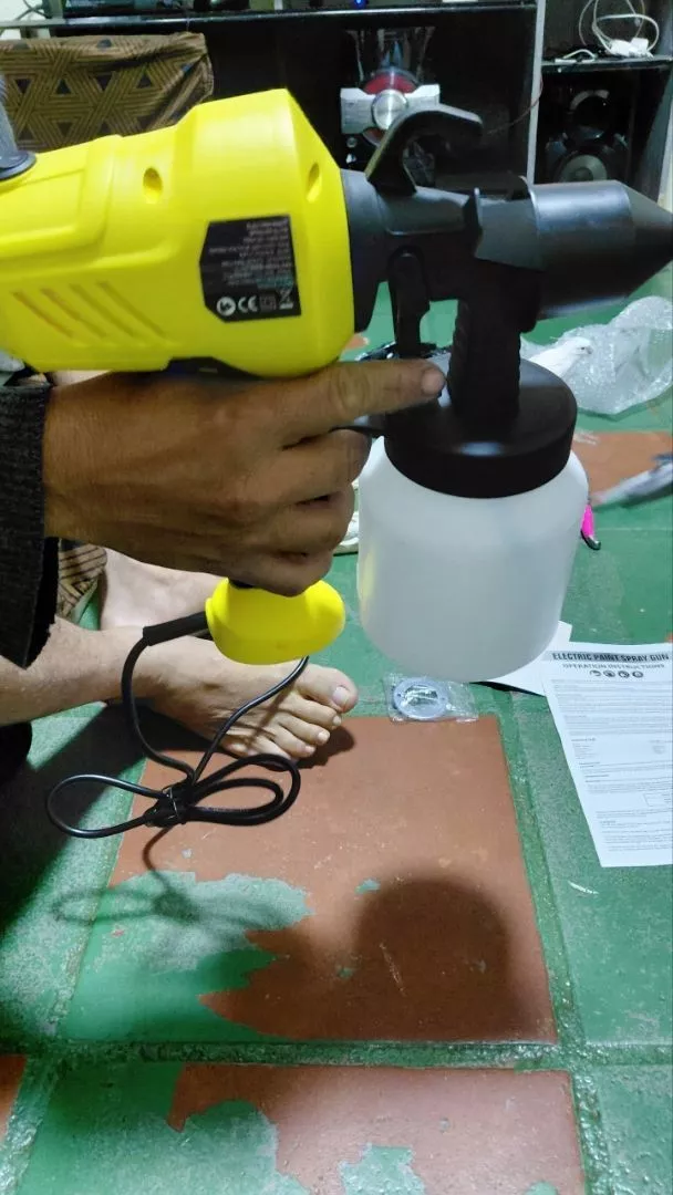 Foto de avaliação 3 do pulverizador de tinta elétrico