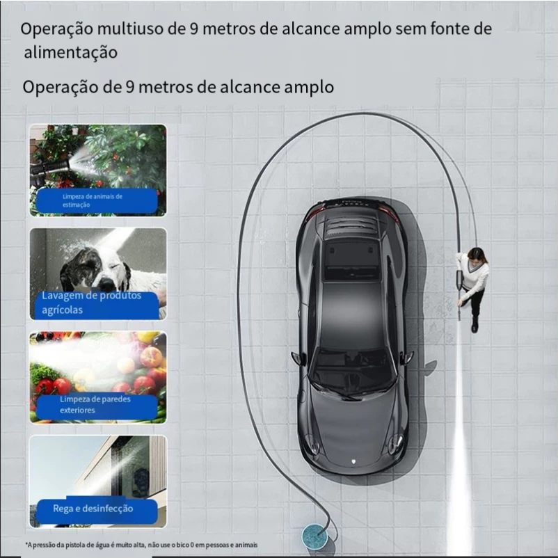 Lavadora sendo usada