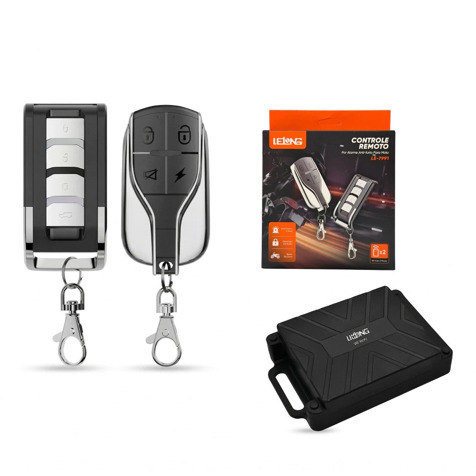 Alarme Antifurto Moto Lelong LE-7991 + Partida Remota