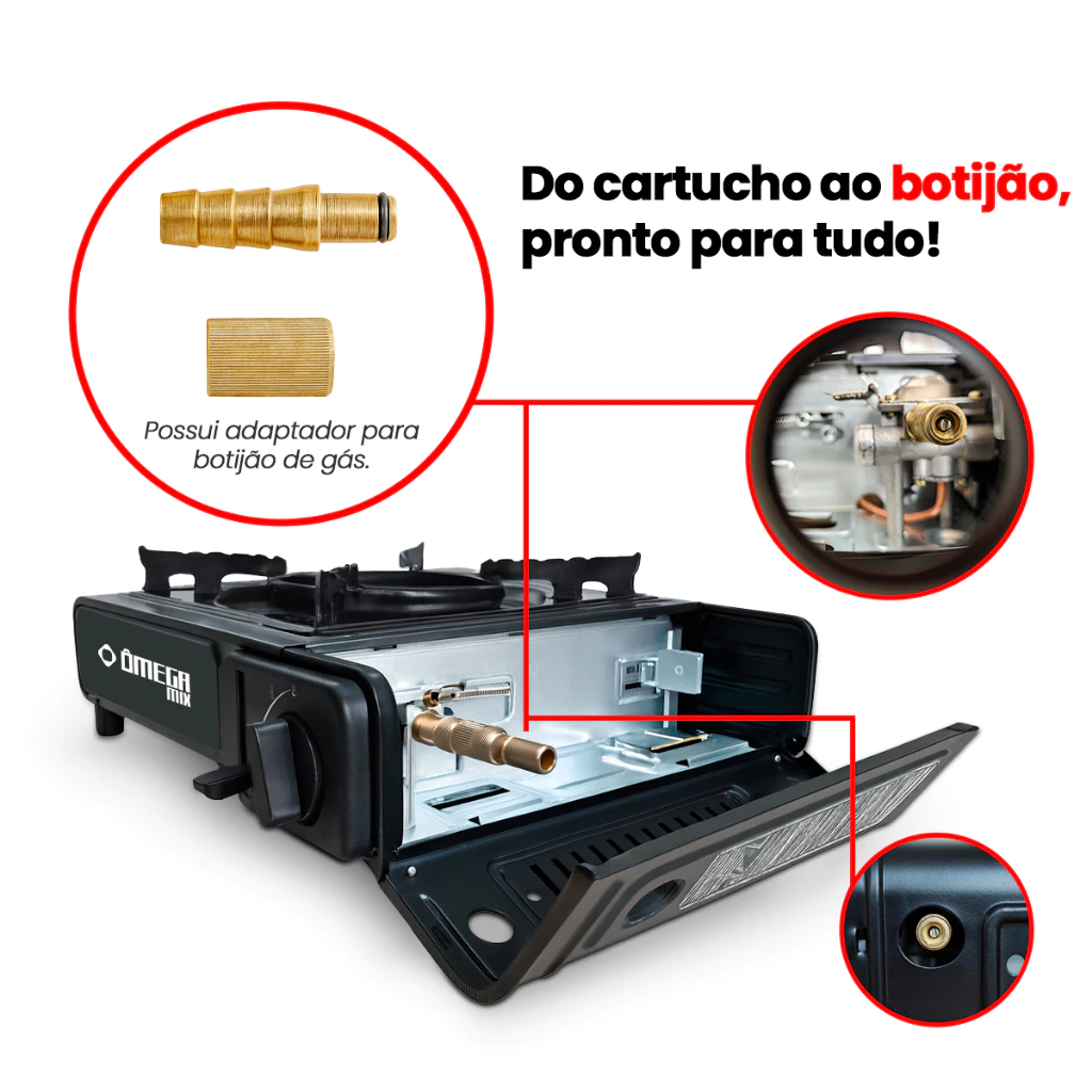 Adaptador pra botijão de gás