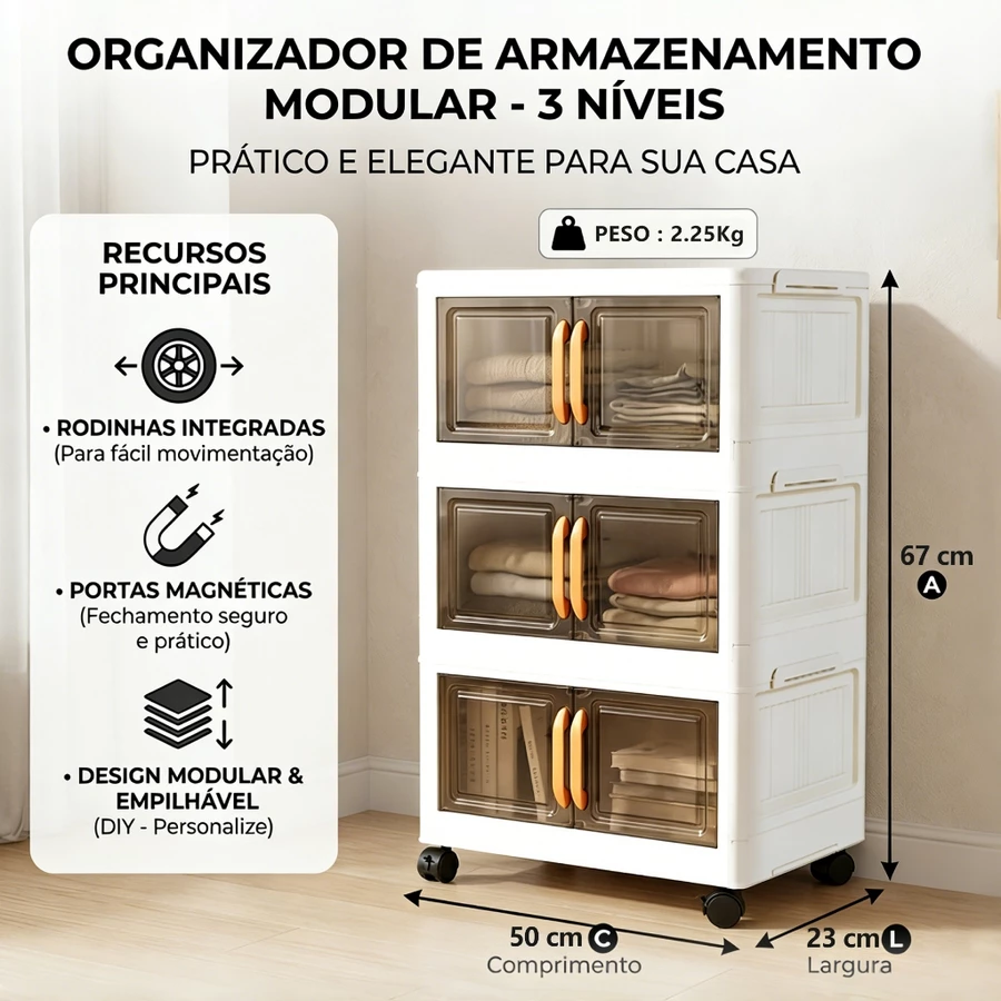 Armário organizador modular imagem 2