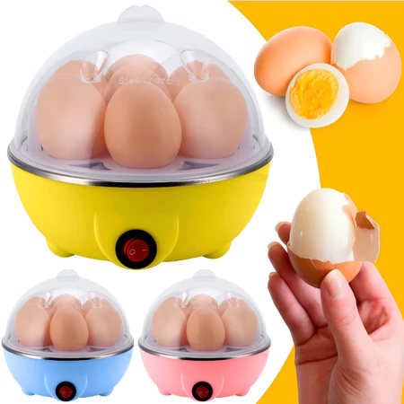 Cozedor de Ovos Elétrico · Cozinha até 7 Ovos em 10 min