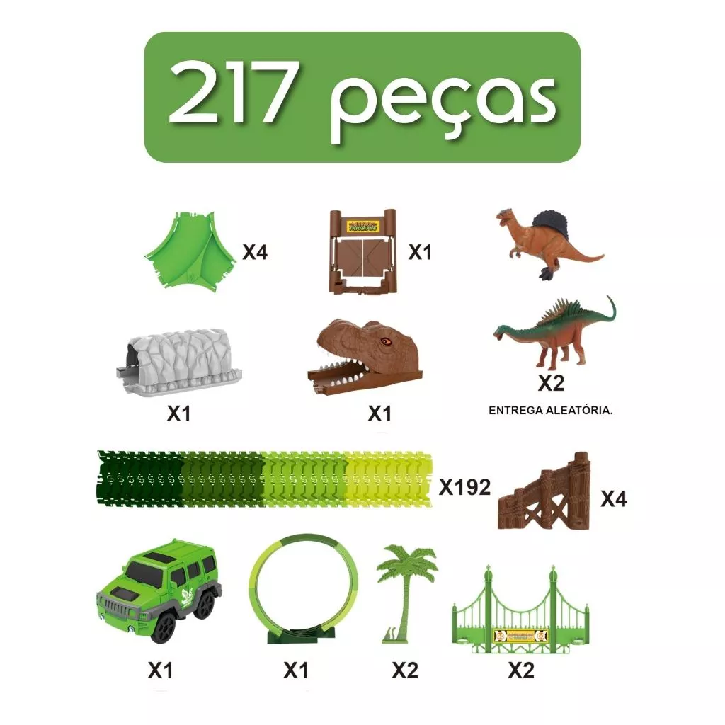 Peças que vêm no kit
