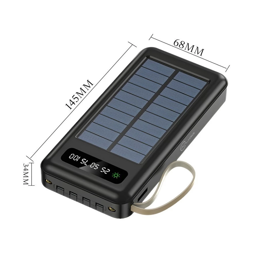 Dimensões do Power Bank Solar
