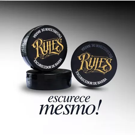 Escurecedor de Barba e Cabelo Rules · Efeito Instantâneo