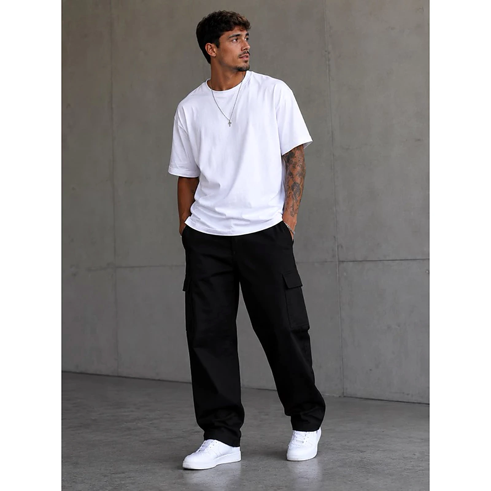 Calça cargo Preto