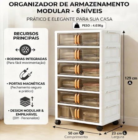 Armário organizador modular imagem 4