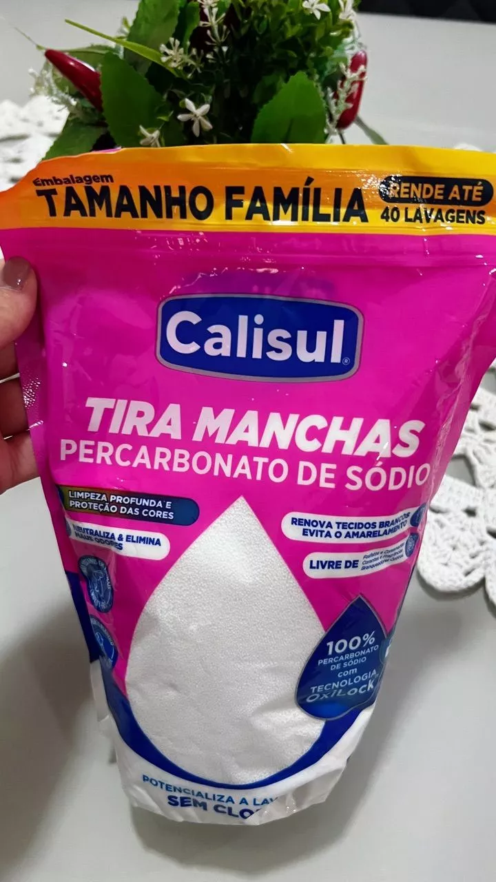 Foto de cliente do Tira Manchas Percarbonato de Sódio Calisul 8