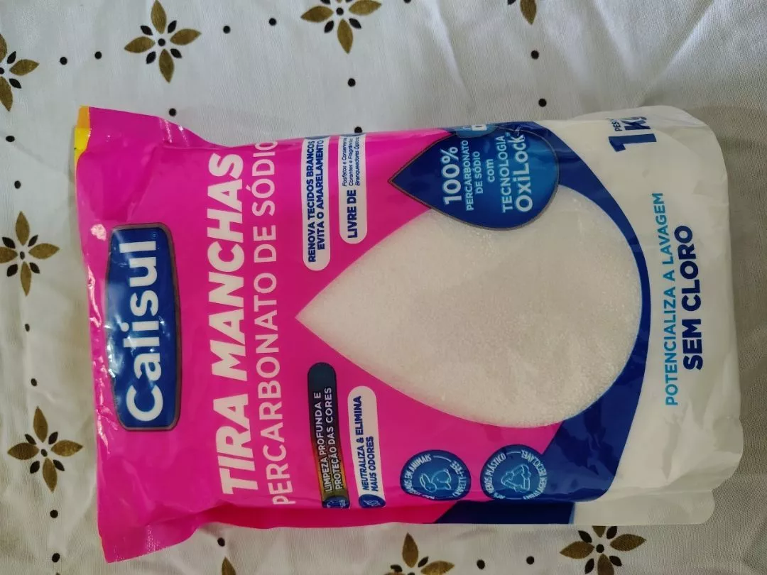 Foto de cliente do Tira Manchas Percarbonato de Sódio Calisul 9