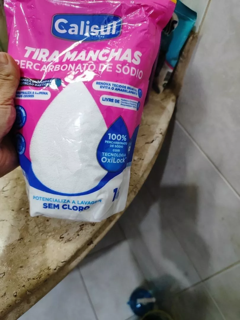 Foto de cliente do Tira Manchas Percarbonato de Sódio Calisul 4