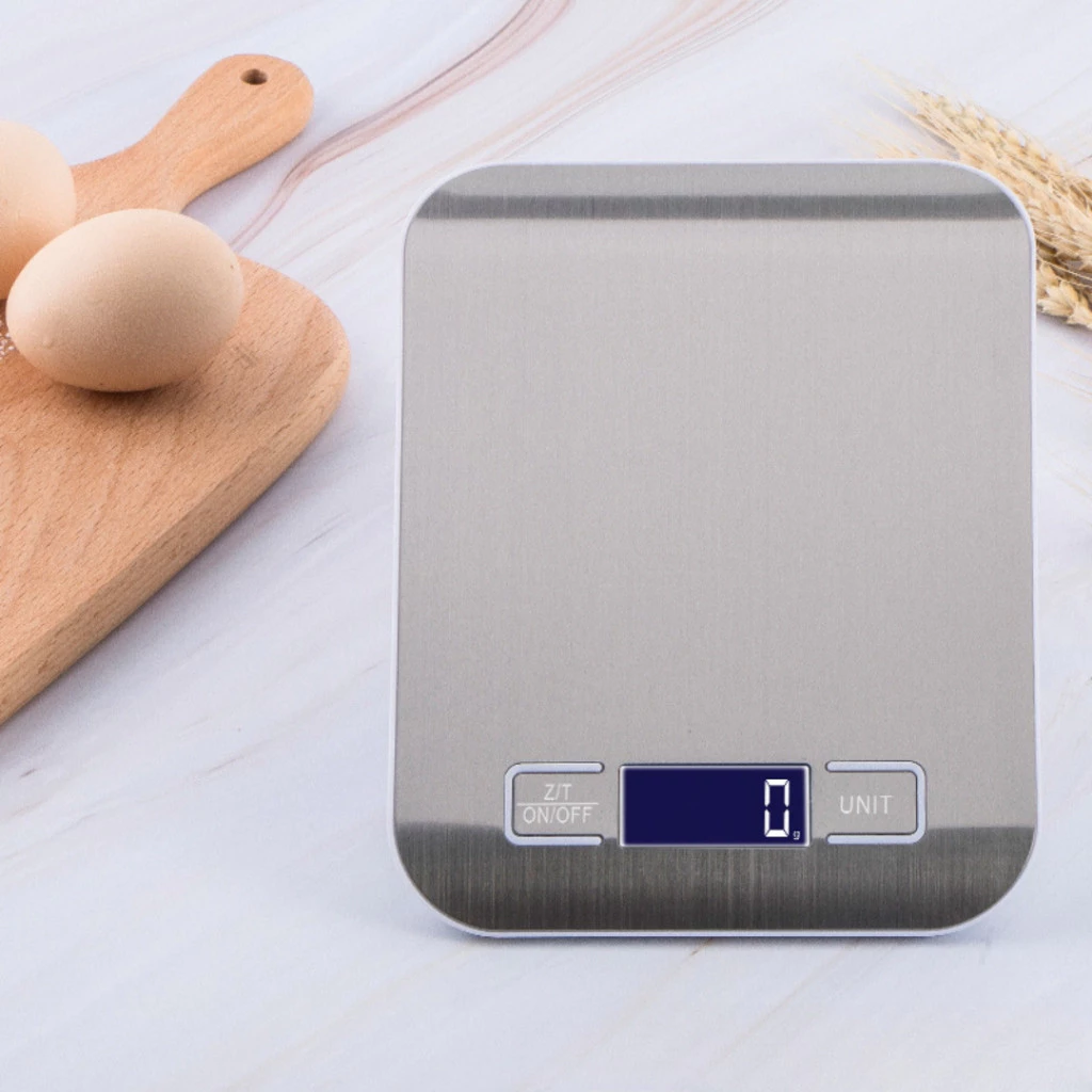 Balança Digital de Cozinha Inox · Alta Precisão até 10kg