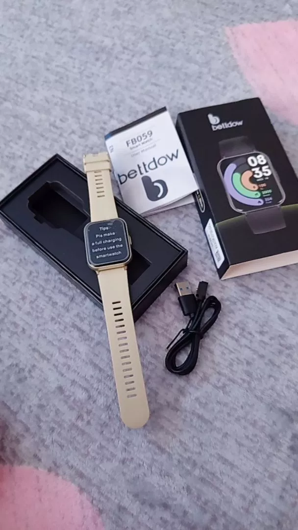 Foto real de cliente do Smartwatch FB059 5
