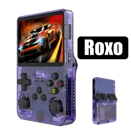 R36S versão Roxo Transparente