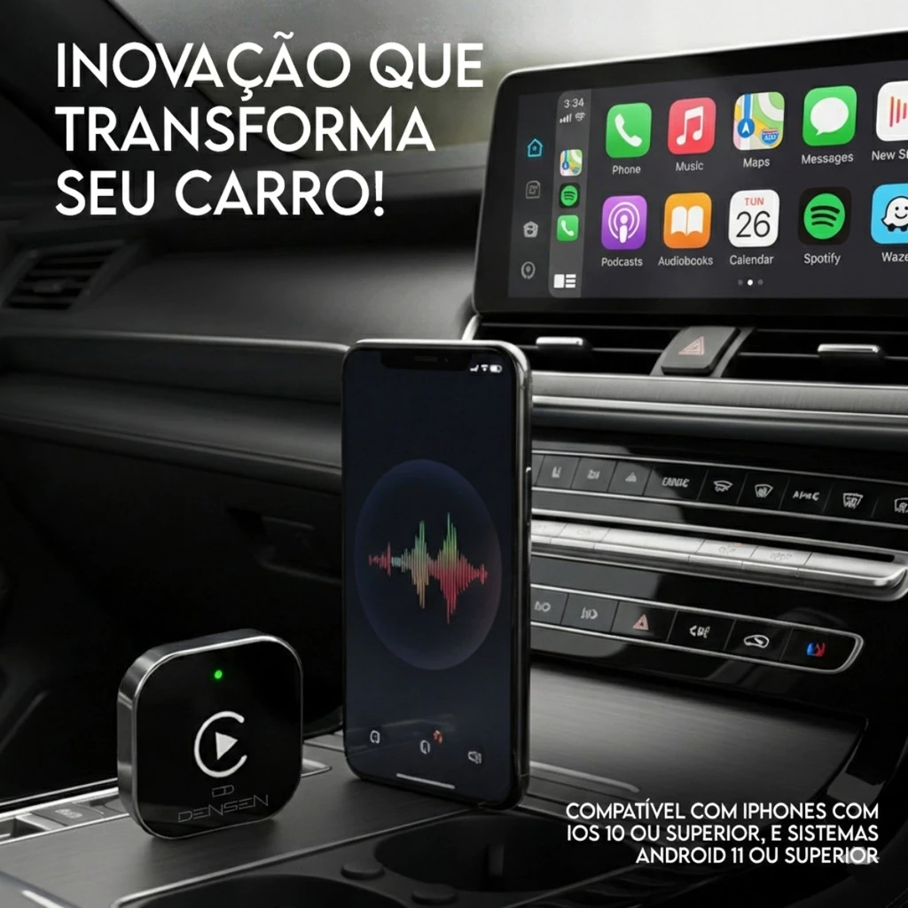 Inovação que transforma seu carro - conexão wireless