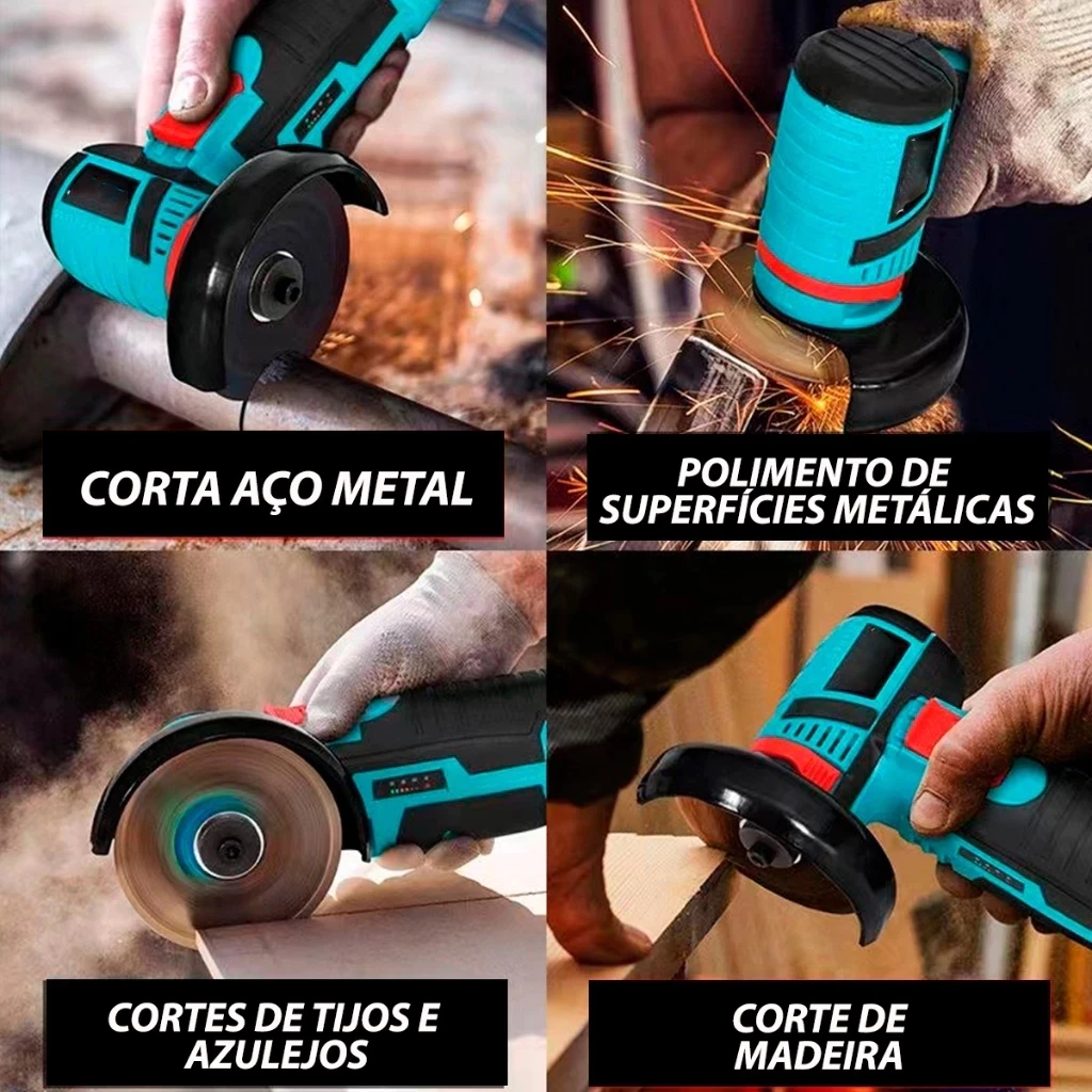 Usos da esmerilhadeira