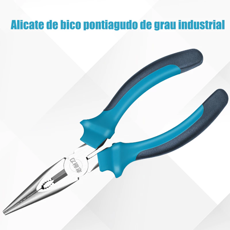 Alicate de bico pontiagudo industrial incluso