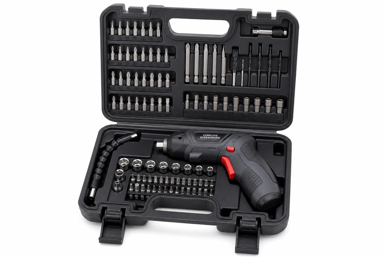 Furadeira 21V + Kit de Ferramentas Profissional