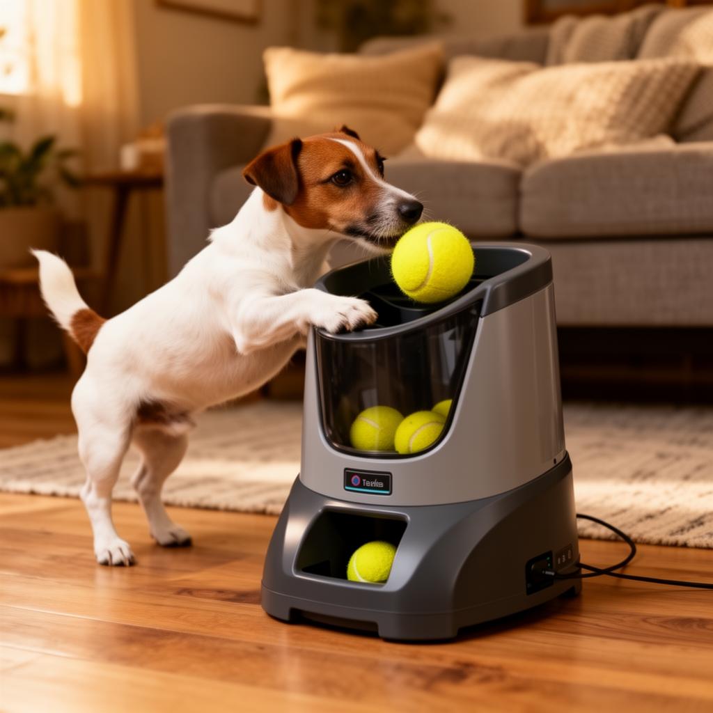Pet aprende a recolocar a bolinha