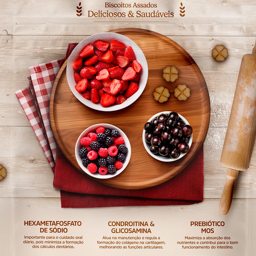 Biscoito Special Dog Ultralife para Cães Adultos Sabor Frutas Vermelhas 250 g