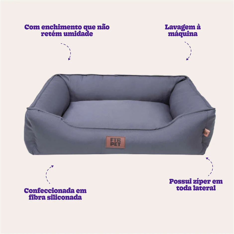 Cama Future Pet Lisa Cinza Tam M