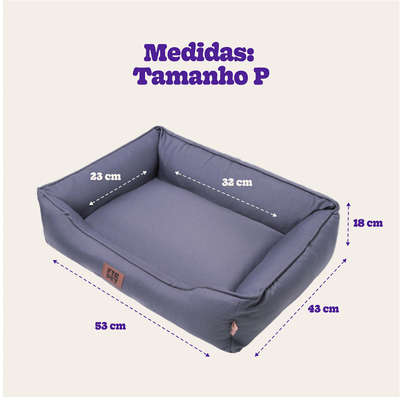 Cama Future Pet Lisa Cinza Tam P