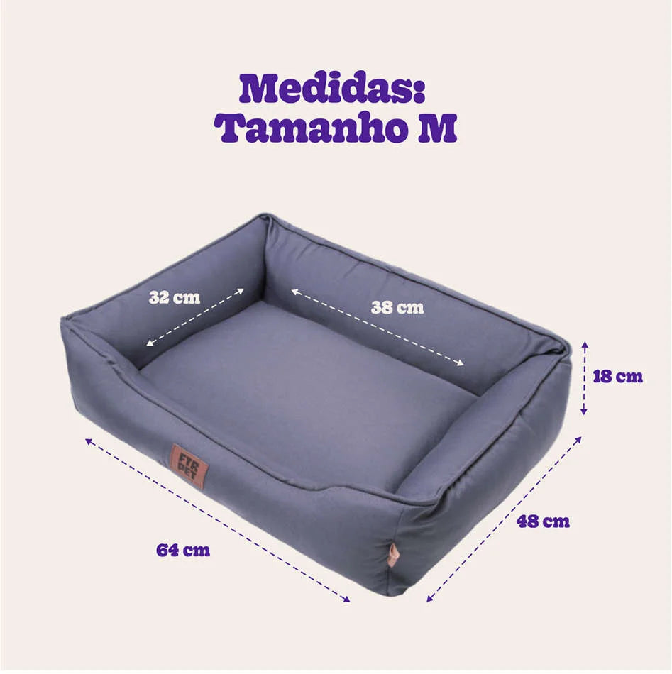 Cama Future Pet Lisa Cinza Tam M