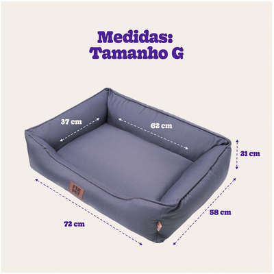 Cama Future Pet Lisa Cinza Tam G