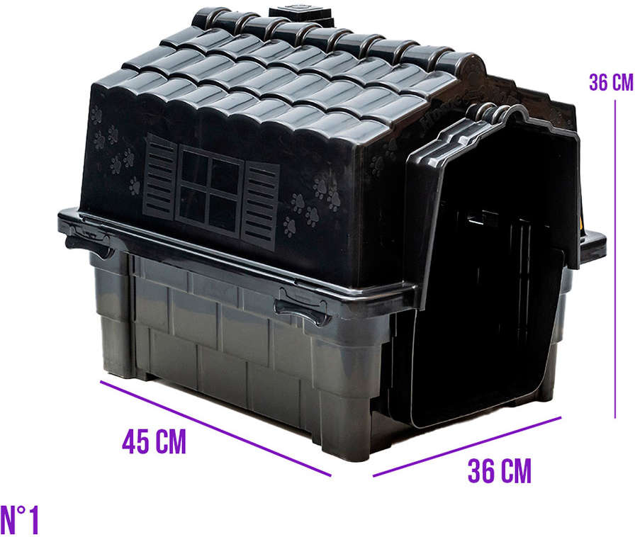 Casa Pet Jet Dog House Evolution Black N°1