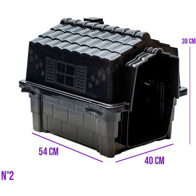 Casa Pet Jet Dog House Evolution Black N°2