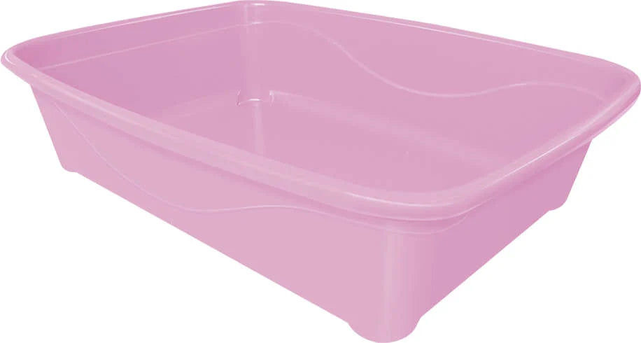 Bandeja Higiênica Furacão Pet Classic Rosa para Gatos