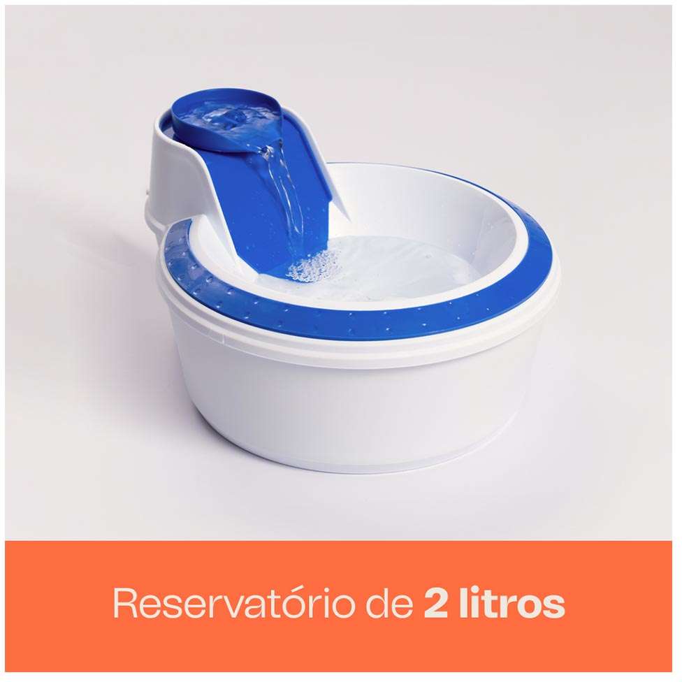 Fonte Bebedouro Meau Clássica Azul