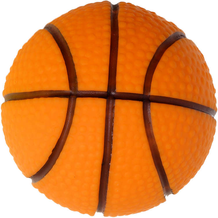 Brinquedo Mordedor Vinil Bola de Basquete para Cães