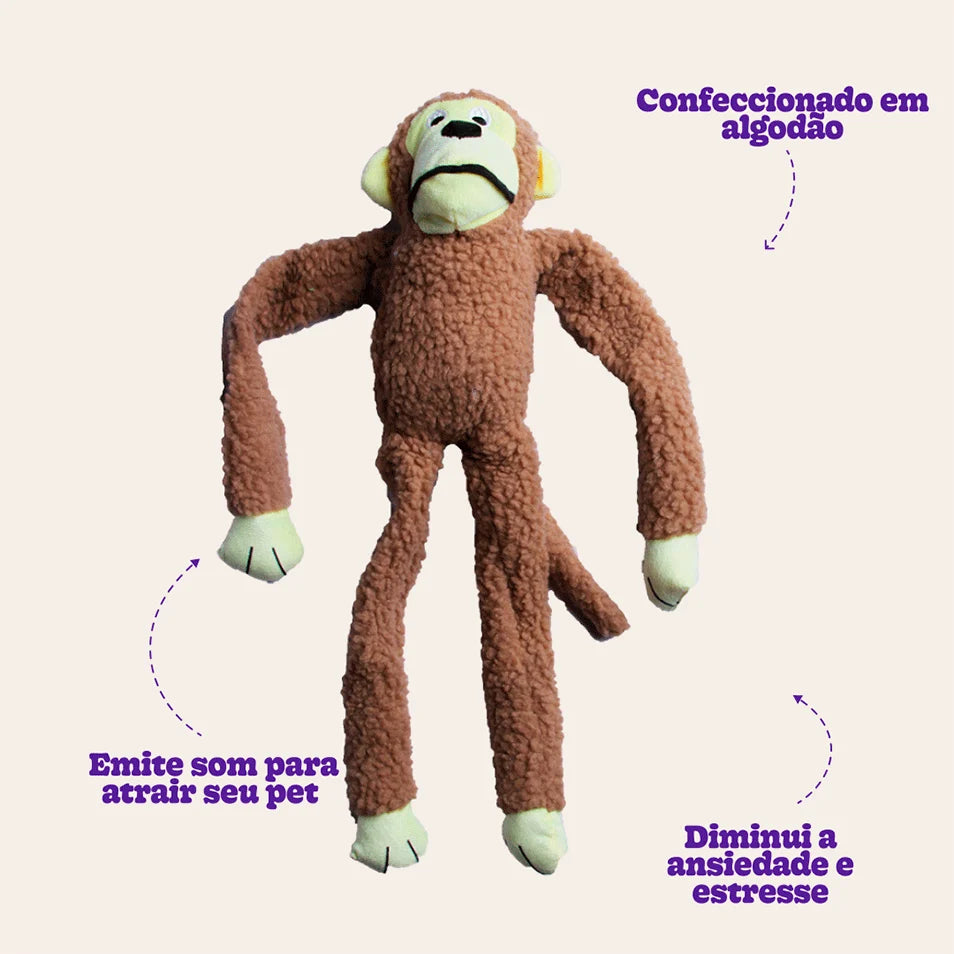 Brinquedo Chalesco Pelúcia Macaco