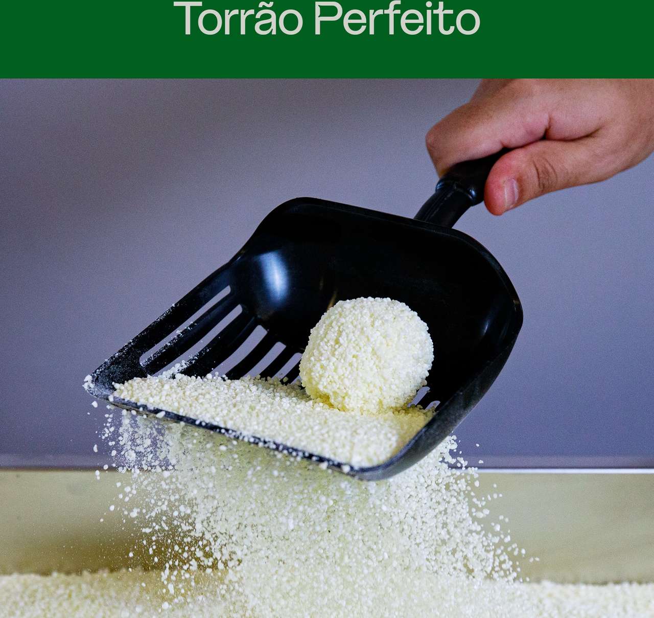Areia Higiênica Viva Verde Grãos Finos para Gatos 4kg